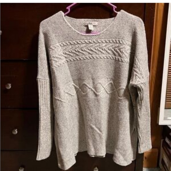 Bass Light Gray Knit Pullover - Picture 3 of 3